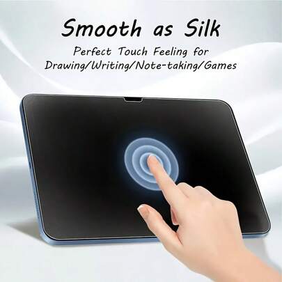 2pcs Matte Tempered Glass Screen Protector, Anti-Glare, Compatible With Apple Pencil, Anti-Fingerprint Anti-Scratch Full Coverage High Definition Film, Compatible With All Models 11th/10th/9th/8th/7th/6th/5th Gen Air 2025 2024 Pro 2024 2022 2021 2020 2018 A16, Accessories