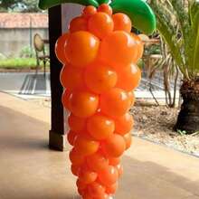 Balões de látex laranja de 5 polegadas para festas - Balões pequenos de hélio laranja fosco para aniversários, revelação de gênero, batizados, casamentos, aniversários de casamento, chás de panela, Halloween, formaturas e decorações de festas. - Laranja - Ver 9