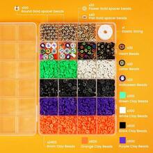 Beads Bracelets, Clay Beads Bracelat Making Kit Golden Beads Crafts Stocking Stuffers Decorations Charms Jewelry Making, Gifts Teen Age 6 - 12 - 萬聖節氛圍 - 查看 3