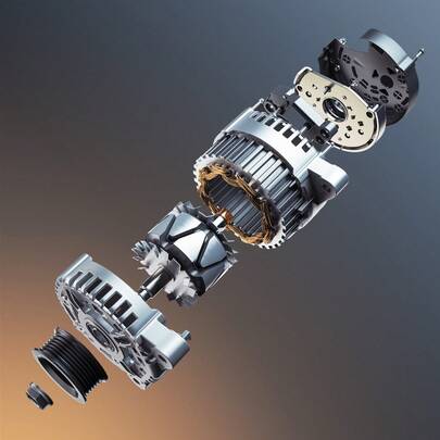 Automotive Alternator 11032 Or 11185 Or 11176 Or 11440 Or 11491 Or 11598 Or 11999, Replacement Automotive Alternator With Aluminum Housing And Pure Copper Round Coil