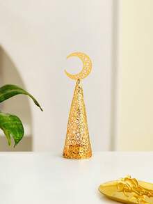 Moon Shaped Candle Holder, Suitable For Tea Lights, Minimalist Design, Luxury Style, Available In Multiple Sizes, Can Be Used As Candlelight Dinner Props, Suitable For Home, Desktop, Office, Holiday And Party Decorations, Also An Excellent Choice For Gifts To Family And Friends, Including Back-To-School Gifts, Souvenirs, Holiday Gifts, Etc. - Multicolor - View 14