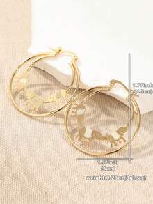 Elegant Handcrafted Gold Elephant Earrings, Women's Earrings, Anniversary Gift For Her - Gold - View 6