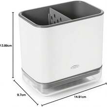 Good Grips - Organizador de Lavabo, Color Blanco - Acero Inoxidable - Ver 4