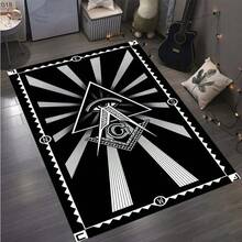 1 Stück Spielkarten Muster Teppich, geeignet für Wohnzimmer, Schlafzimmer, Unterhaltungsbereich Bodenbelag, Bar Dekoration Teppich, Spielzimmer Teppich, perfekt für Party Dekoration - Verschiedenfarbig - Übersicht 32