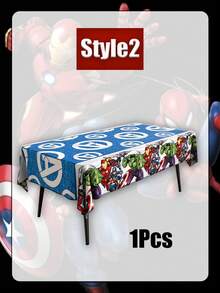 1 Pack Marvel Spider-Man Plastic Tablecloth - 54 Inches X 71.7 Inches Rectangular Disposable Tablecloth, Fits 6 Ft Table, Thick & Waterproof, Suitable For Parties, Holidays And Gatherings - Multicolor - View 11