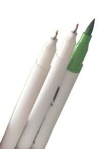 12色双头哑光美甲涂鸦笔+软毛笔头，可用于绘制3D抽象线条、精细细节、花叶图案等。 - 彩色 - 查看 7