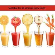 2件装不锈钢手动柠檬夹家用榨汁器，便携式水果榨汁机，榨汁机，厨房工具 - 彩色 - 查看 5