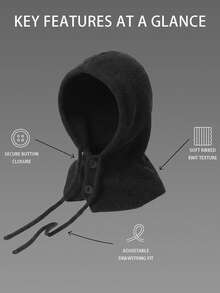 Men's And Women's One-Size-Fits-All Ski Hat With Neck Strap - All-Season Neck Warmers - Winter Hats - Cold Weather Neck Wraps - Blaklava Hat - Outdoor Sports Hats - Blaklava Windproof Neck Warmers - Multicolor - View 7