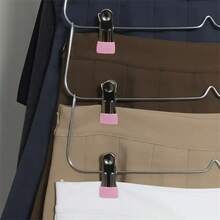 Perchero metálico de 6 niveles con 12 pinzas - Organizador de armario ahorra espacio para camisas, corbatas, cinturones, bufandas, calcetines y sujetadores - Negro, Perchero multiusos | Perchas verticales | Percha de ropa resistente, Organizador de ropa | Diseño de percha moderno | Percha de plástico - Negro - Ver 5