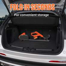 Cordless Snow Shovel, 13" Electric Snow Blower 20V, With 4 Ah Battery And Charger, 300lb/Min Snow Removal, 19FT Throw Distance, Lightweight 12lb For Driveway/Steps/Patio/Sidewalk - 橘色 - 查看 3