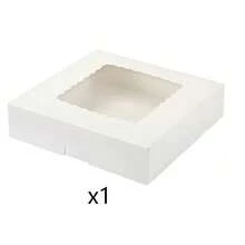 10/20个装带透明窗口的烘焙外卖盒 - 耐用的馅饼和糕点盒，适用于巧克力草莓、情人节礼物 - 彩色 - 查看 9