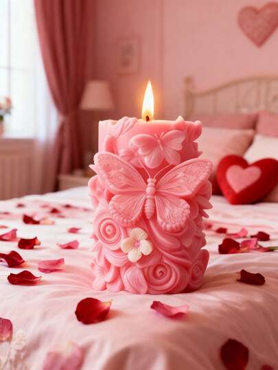 Bow Cylinder Silicone Craft Mold - Hot-Selling Cross-Border DIY Candle Making Supplies, Suitable For Gifts And Home/Wedding Decorations In Various Occasions