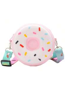 Cute Donut-Shaped Wallet, Perfect For Birthday Gifts, Christmas Presents And Party Favors - Multicolor - View 5