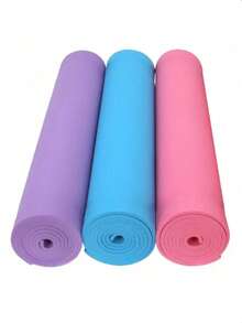 10MM Thick EVA Yoga Mats Anti-Slip Sport Fitness Mat Blanket For Exercise Yoga Pilate Gymnastics Mat Fitness Equipment Floor Work - Z007-1藍色(10MM) - 查看 2
