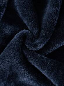 冬季新款户外运动棉质夹克，男士休闲连帽卫衣，加厚外套 - 藍色 - 查看 4