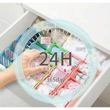 12pieces Rose-Scented Sachets - A Wardrobe And Shoe Cabinet Wonder, With Red Floral Patterns, Suitable For Home Wardrobes, Drawers, Bags And Shoes As A Freshener - Decorative Air Freshener Sachets - 12pcs - 查看 8