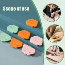 Guía magnética multicolor para máquina de coser, con protector anti-rizado de tela y localizador de escala - Material de plástico, sin batería requerida (color aleatorio) - Multicolor - Ver 6