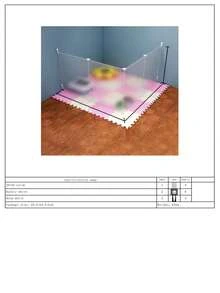 Pet Dog Cage For Corgi, Pomeranian, Teddy And Other Small Breeds, Sandblasting Corner Fence Isolation Barrier For Home