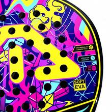 ABELHA New Carbon Fiber Paddle Racket, Team Sport Short-Handle Squash Paddle, Outdoor Sport Padel Tennis Racket, Paddle Tennis Equipment With Storage Backpack - Yellow - 1pc - View 10