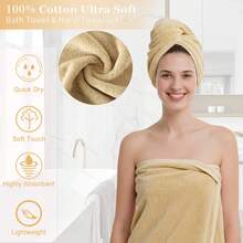 YESagoodShop Bathroom Set Black Trash Can  9 Piece Decor Toothbrush Holder Cup Lotion Dispenser Tray Soap Dish Toilet Brush Qtip 1763699629789 - 浴室套裝+浴簾+毛巾套裝 - 查看 4