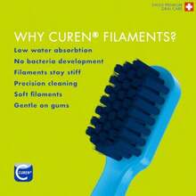 SLAW Curaprox CS 1560 Soft Toothbrush Firmer Brushing Experience Gentle Plaque Removal For Adults Single Pack Random Color - như hình ảnh - Xem 7