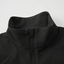 Adidas New Women's Casual And Versatile Woven Jacket - Black - View 4