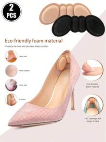 12/10/8/6/4/2 双防滑鞋跟贴，舒适鞋跟垫，男女通用，防止摩擦和水泡，完美适配大码鞋，鞋垫缓冲垫 - 彩色 - 查看 2