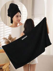 1条速干发巾，超细纤维材质，女士适用 - 速干头巾，适用于长发、浓密卷发 - 超柔软发巾，带弹性绑带，大号超细纤维发巾，防毛躁速干毛巾，带弹性绑带，速干 | 超强吸水 | 速干发巾，适用于湿发、卷发、长发和浓密卷发，展开后可作浴巾，母亲节礼物，送给妈妈的礼物，返校季发帽，浴巾，适用于美容院、酒店、运动、家居用品、毛巾、护肤 - 彩色 - 查看 20