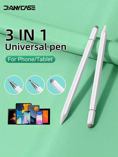 1pc Express Your Love With A Useful Gift! 3-In-1 Valentine's Stylus Pen - Non-Electronic, Lightweight Plastic Design For Drawing & Notes, Always Ready To Create