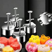 304 Stainless Steel Sushi & Vegetable Roll Mold, Mold For Making Sushi, Pressed Rice, Meat Pies, Fruits, Watermelon And Other Edible Shapes - Multicolor - View 5