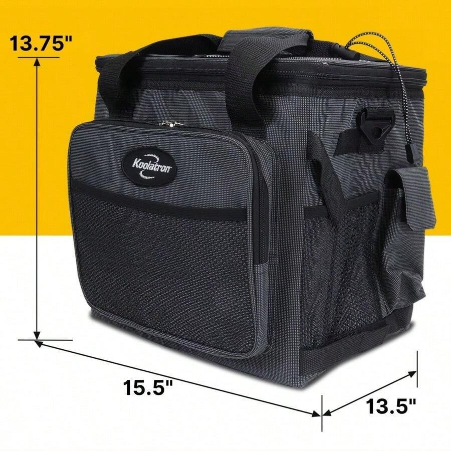 12V Electric Cool Bag,Thermoelectric Soft Cooler Bag,12 Volt DC Connection,Foldable Storage, Plug In Iceless Por... - B09F6QYMWJ - View 1