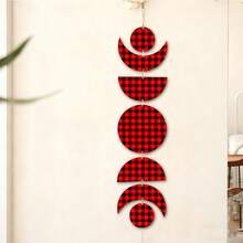 1 Piece Moon Cycle Wall Decor For Bedroom - Wooden Decorative Moon Phase Wall Art -Boho Wall Hanging Bohemian Decor For For Living Room,Home Decor ,Room Decor,Wall Decor Gifts Birthday Graduation