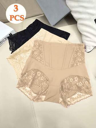 Lift Hip Thin Abdomen Strong Shaping Black Tone Knit Seamless Panty Women Shapewear Bottoms