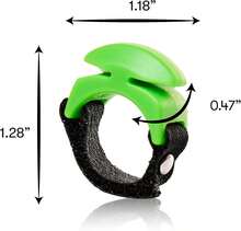 Anillo cortador de línea Cutterz con cuchilla de cerámica patentada resistente a la oxidación, cortador de línea de pesca rápido, 31251161 - verde menta - Ver 2