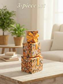 Set regalo quadrato da tre pezzi 2873 Giallo Limone