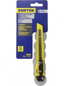 Surtek CUTF7 Cutter con cuerpo de plástico de 9 mm, tipo lápiz - 1 - Ver 9