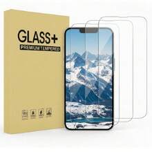 3pcs Tempered Glass Screen Protector, Compatible With IPhone 17 Pro Max, 16 Plus, 14 Pro, Also Compatible With 17, 16, 15, 14, 13, 12, 11 Pro Max, 12 Mini, 13 Mini. - Clear - View 19