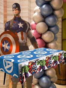 1 Pack Marvel Spider-Man Plastic Tablecloth - 54 Inches X 71.7 Inches Rectangular Disposable Tablecloth, Fits 6 Ft Table, Thick & Waterproof, Suitable For Parties, Holidays And Gatherings - Multicolor - View 1