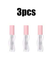 3Pcs Lipstick Container Round, Mini Lipgloss ,Sample Tube Refillable Bottles, Rubber Inserts, Travel Essentials,Lip Gloss Tube, Liquid Eyeliner Mascara Lipstick Tubes Bottle, Empty Refillable Cosmetics Containers, Plastic Empty Refillable Bottles, Liquid Lipstick Container, Lip Gloss Sample Vials, DIY Lip Oil, Lip Gloss, Lip Balm Tube, Makeup Sample Container, Travel Accessory - Multicolor - View 15