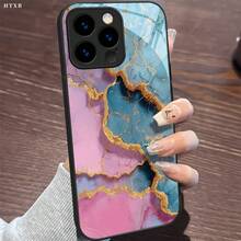 Golden pattern ink patterned white glass phone case. It is suitable for iPhone17, 16promax, 16 15pro, 14 14 Plus/14 Promax, 13 13 Pro, 12Pro, 11/11 Pro, Pro Max and other series. It is very suitable for Halloween, Christmas and Thanksgiving gifts for - Negro - Ver 6