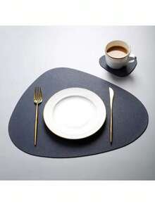 Best-Selling Asymmetric PU Waterproof, Oil-Resistant, Heat-Resistant Placemat, Dining Mat, Bowl Mat - Multicolor - View 5