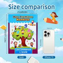 16 Pages Handwritten French Vocabulary Learning Materials, Early Learning Aids To Improve Writing Skills And Cognitive Abilities. Learning Gift - Multicolor - View 4