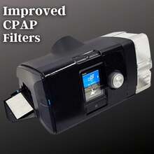 Filtros desechables ResMed Premium (paquete de 20) filtros de repuesto universales desechables para ResMed AirSense 10 - ResMed AirCurve 10 - ResMed S9 - AirStart (paquete de 20) - 1 - Ver 3