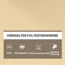 Outsunny Seat Cushion, 120x100 Chair Cushion With Backrest, 8 Thick Padding, Waterproof Seat Cushion For Rocking Chairs And Hanging Baskets, Beige - 1 - View 2