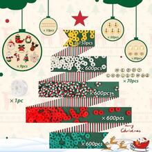Beads Bracelets, Clay Beads Bracelat Making Kit Golden Beads Crafts Stocking Stuffers Decorations Charms Jewelry Making, Gifts Teen Age 6 - 12 - 聖誕的喜悅 - 查看 3