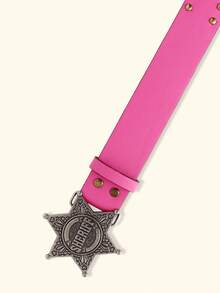 1pc Fashionable Punk-Style Wide Belt With Rivets For Women's Jeans Universal Belt - Belt - View 9