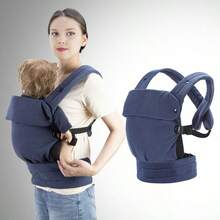 Baby Carrier, Infant Cotton Front & Back Dual-Use Multifunctional Child Carrier Backpack - Multicolor - View 8