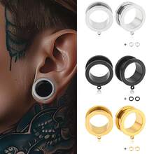 2 件 DIY 耳塞 不锈钢耳道塞 穿孔首饰 耳扩器 拉伸器 吊坠耳塞 适合男女 - DIY - 查看 14