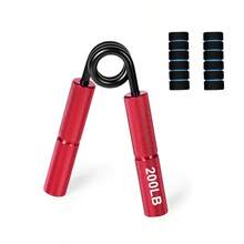 Dụng cụ tăng cường sức mạnh tay bằng kim loại, chịu tải 50lbs-300lbs, cải thiện sức mạnh ngón tay, luyện tập sức mạnh cầm nắm, tăng cường sức mạnh cơ bắp, dụng cụ tập luyện cánh tay, thiết bị phục hồi chức năng cổ tay. - Nhiều màu - Xem 10