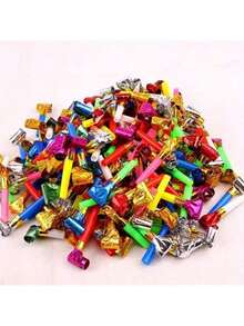 50/40/30/20/10/1 件 - 派对吹风机、彩色生日音效器、生日喇叭、派对喇叭、派对哨子、新年派对音效器、派对乐器、哨子、派对乐器、派对礼物、噪音制造器、随机颜色、新年、圣诞节、除夕、生日、派对用品、母亲节 - 彩色 - 查看 5